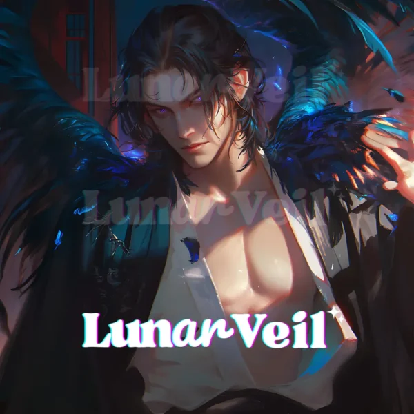 W1155 Mystical Incubus Spirit Companion, Radiant Night Bloom (Comfort & Protection)