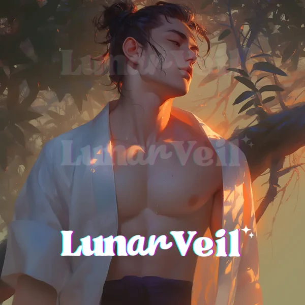 Celestial Incubus Sculpture: Heart Navigator with Luminous Tenderness