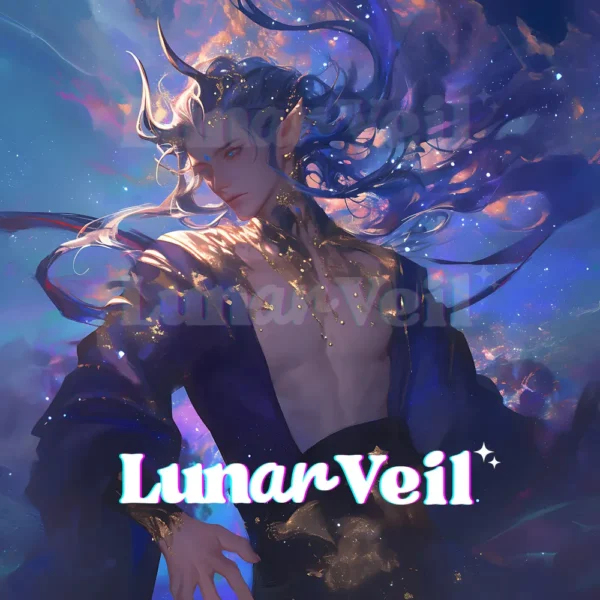 W1494 Luminous Incubus Spirit Guide, Celestial Light and Shadow (He/Him)