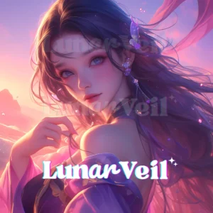 W493 Celestial Succubus Spirit Companion, Velvet Moonlight Glow (Nurturing & Calm)