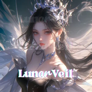 Lunar Succubus Spirit Companion, Silver and Blue Glow (Guidance & Strength)