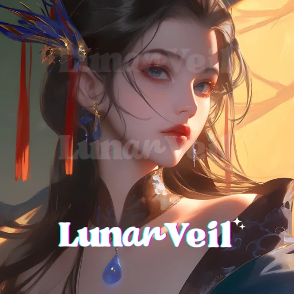 Spirit Companion: Celestial Succubus of Lunar Illumination - Empowering Aura