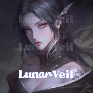 Celestial Succubus Spirit Guide, Midnight Blue Glow (Mystic Ally)