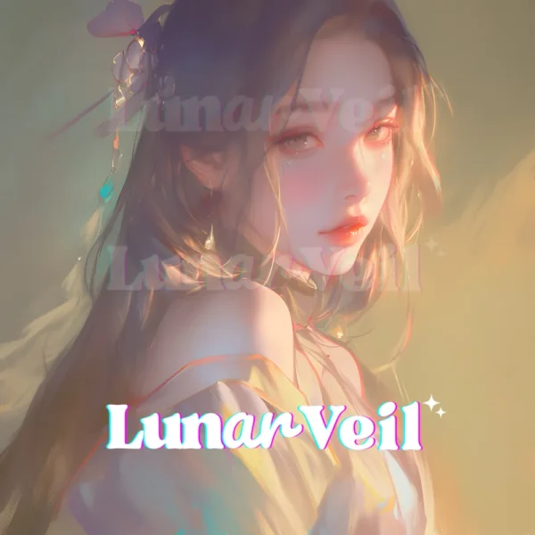 W723 Celestial Succubus Spirit Companion, Lunar Light, Soothing Aura (Fear Dissolving)