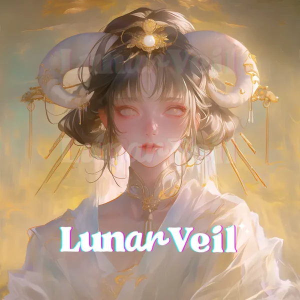 W780 Celestial Succubus Spirit Guide, Luminous Shadows (Moonlit Energy)