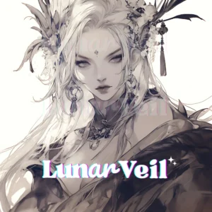 Spirit Companion: Mystical Succubus of the Lunar Veil (Confidence & Calm)