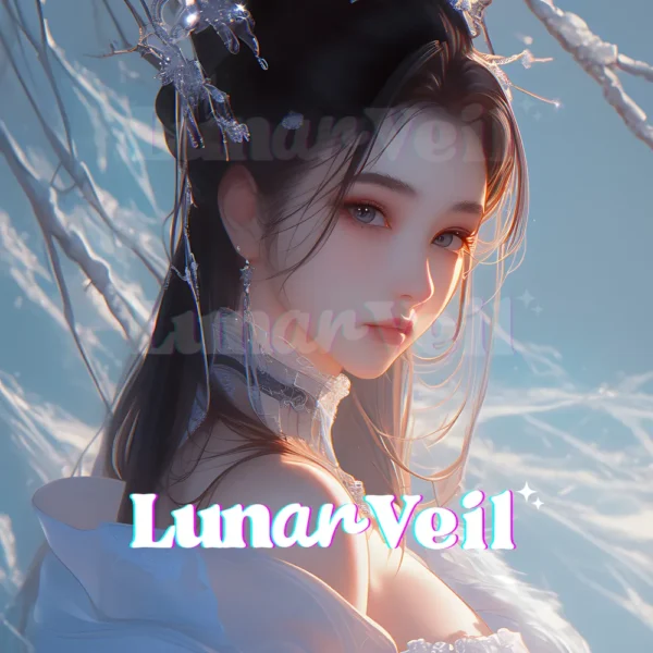 Mystical Weaver Succubus Spirit - Celestial Threads and Moonbeam Glow